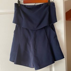 Navy Blue Romper